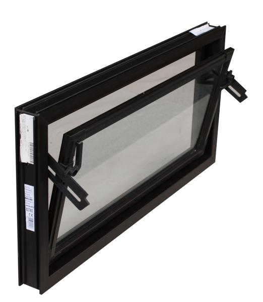 Kellerfenster braun 60 x 40 cm Einfachverglasung