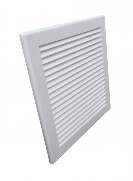 Lüftungsgitter Kunststoff weiss 300 x 300mm