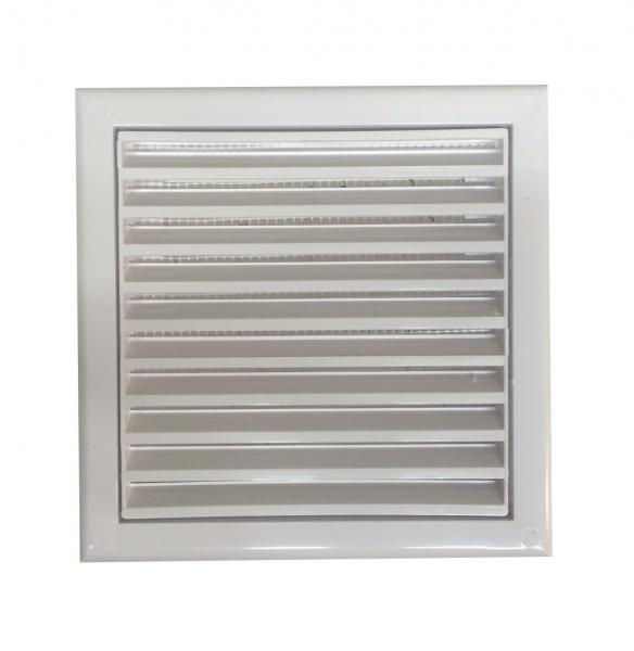 Lüftungsgitter Kunststoff 154 x 154mm weiss