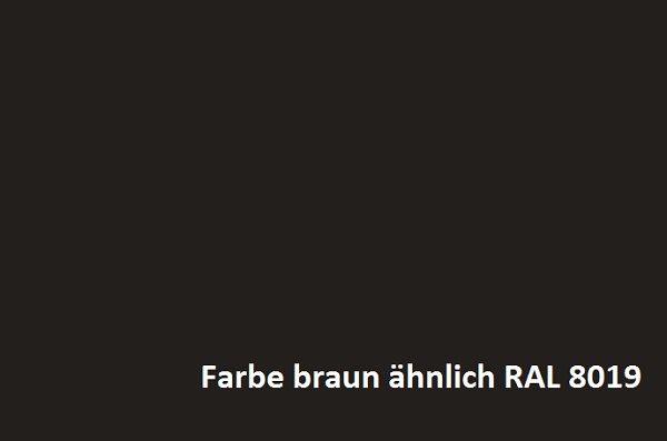 Kellerfenster braun 40 x 50 cm Einfachverglasung