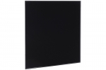 Ventilator AW 125 für Bad/ WC mit Design Glasfront gerade schwarz matt